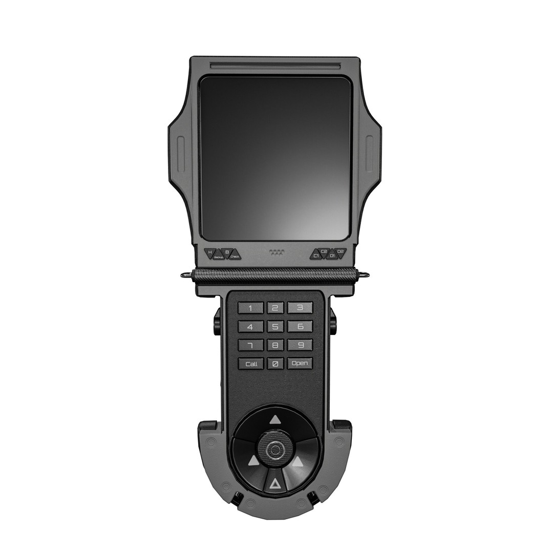 Sci-fi GPS Navigator 3D Model – Low Poly PBR Game Asset, FBX - View 11