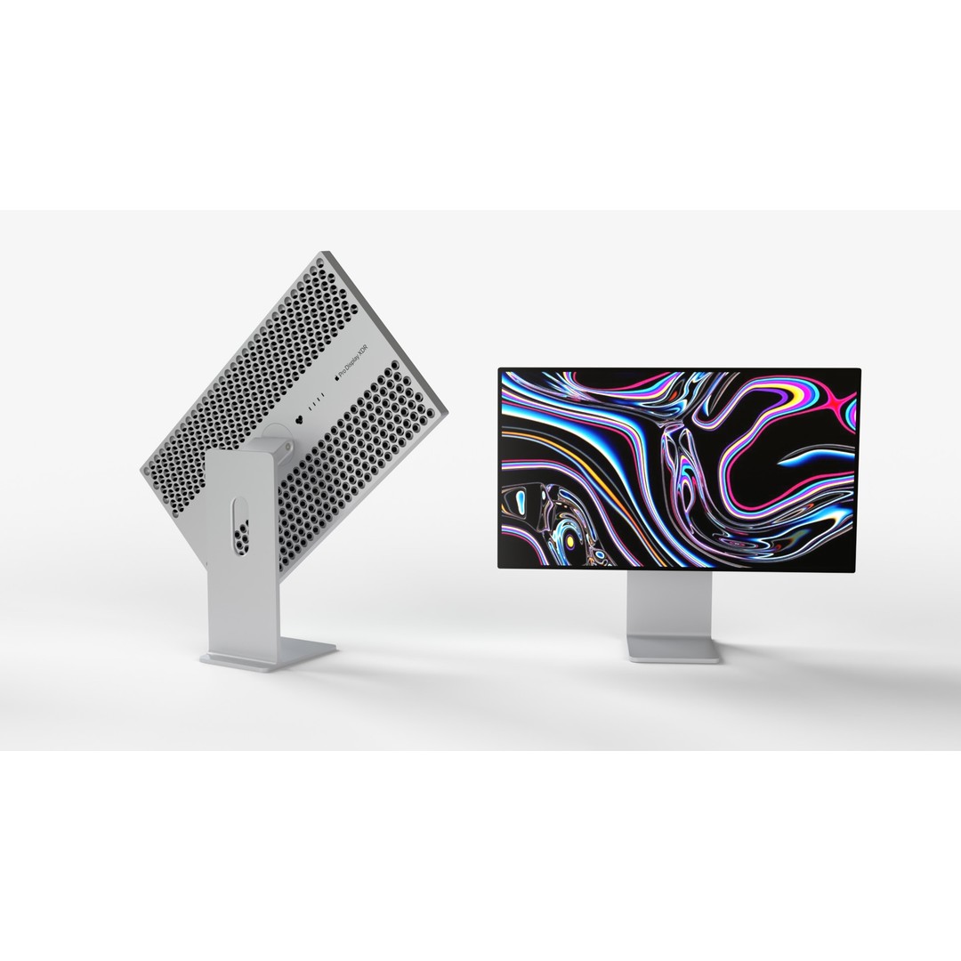 Apple Pro Display XDR 3D Model – High-Quality PBR Textures, FBX, OBJ - View 3