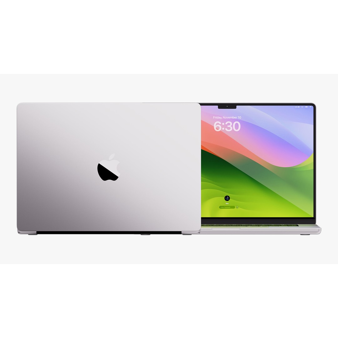 Apple MacBook Pro 16 ft 2023 3D Model – High Poly PBR Asset, FBX & OBJ - View 12