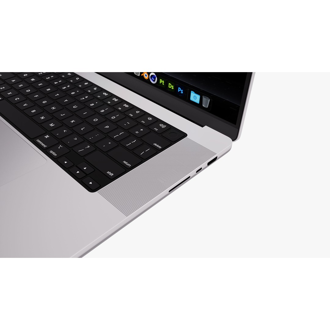 Apple MacBook Pro 16 ft 2023 3D Model – High Poly PBR Asset, FBX & OBJ - View 28