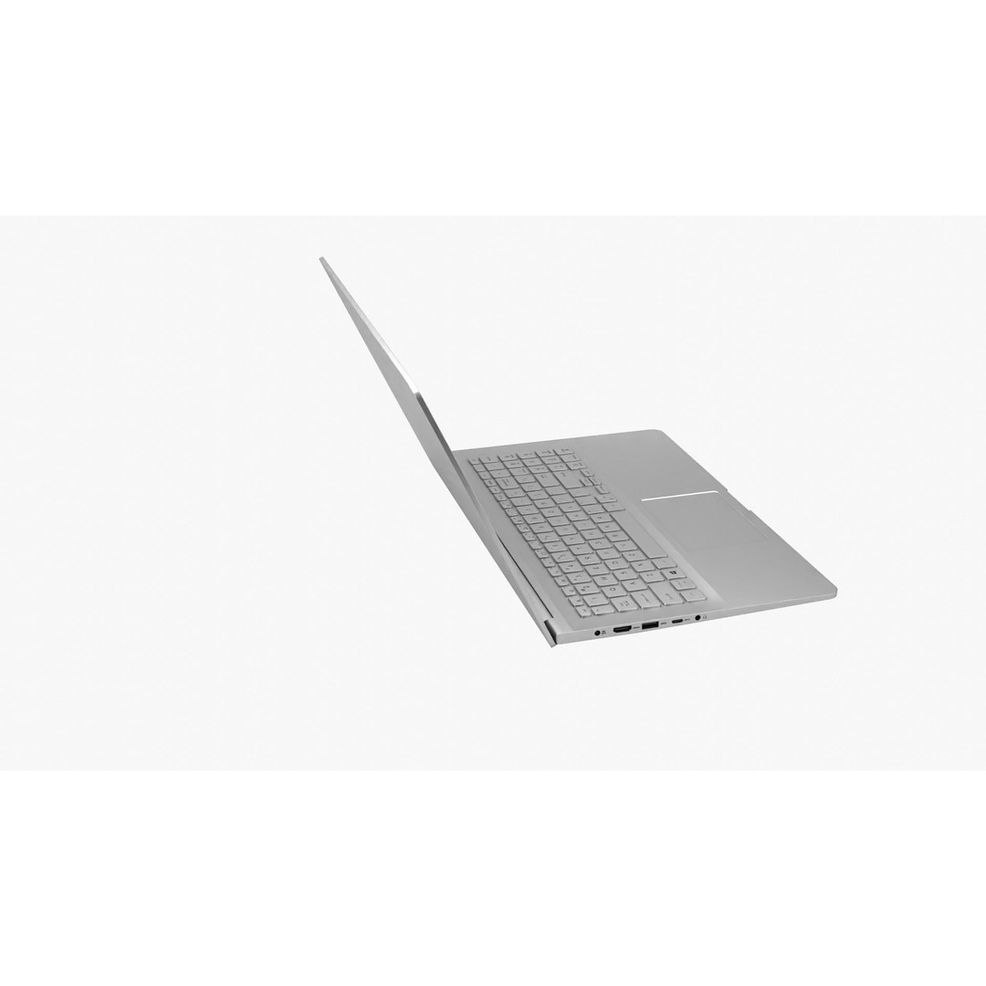 Notebook Laptop 3D Model – Low Poly PBR Asset, FBX & OBJ Formats - View 10