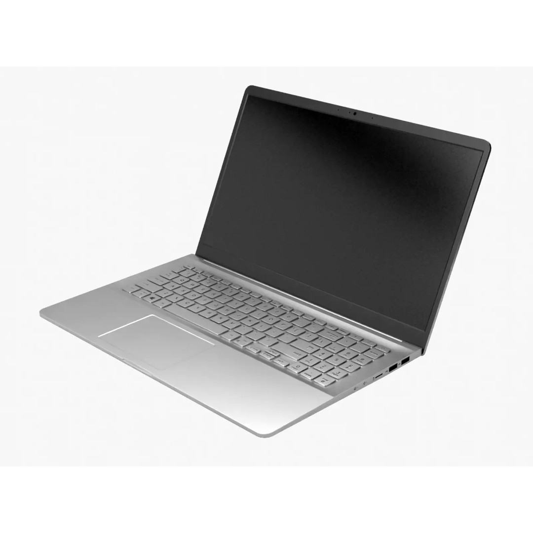 Notebook Laptop 3D Model – Low Poly PBR Asset, FBX & OBJ Formats - View 2