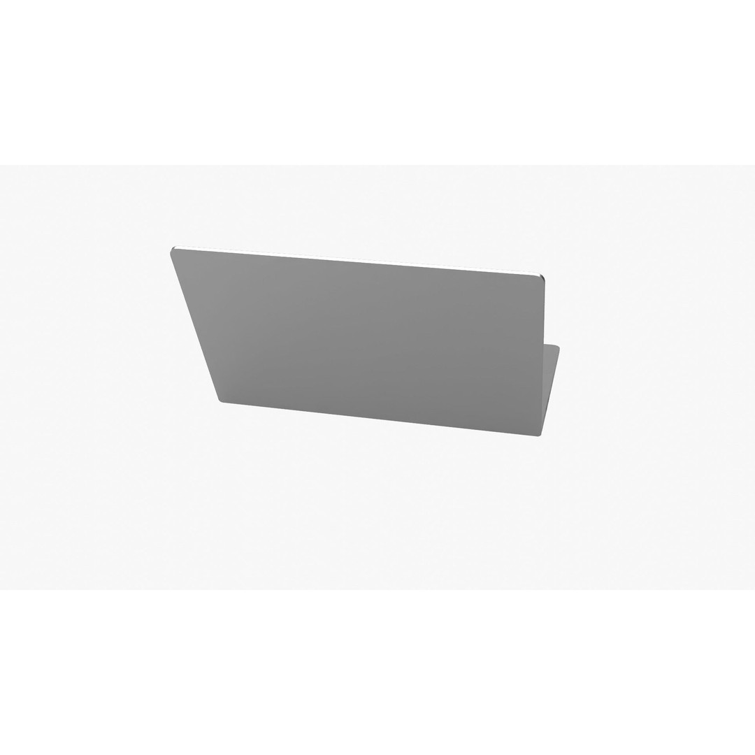 Notebook Laptop 3D Model – Low Poly PBR Asset, FBX & OBJ Formats - View 8