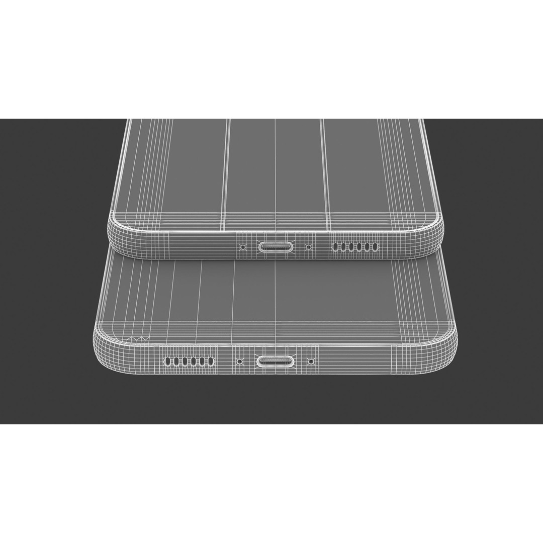 Samsung Galaxy S23 FE Graphite 3D Model – PBR Textured, FBX, OBJ
