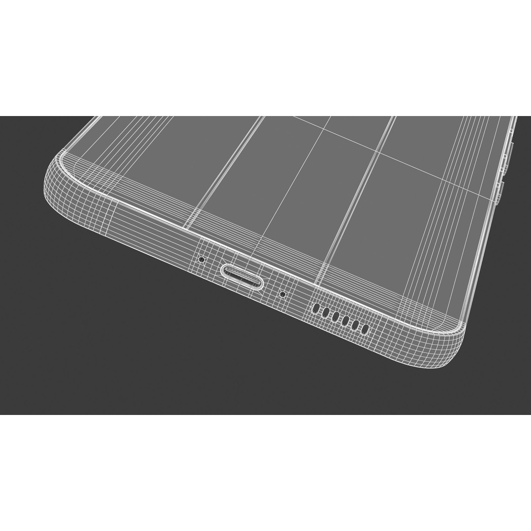 Samsung Galaxy S23 FE Graphite 3D Model – PBR Textured, FBX, OBJ - View 17