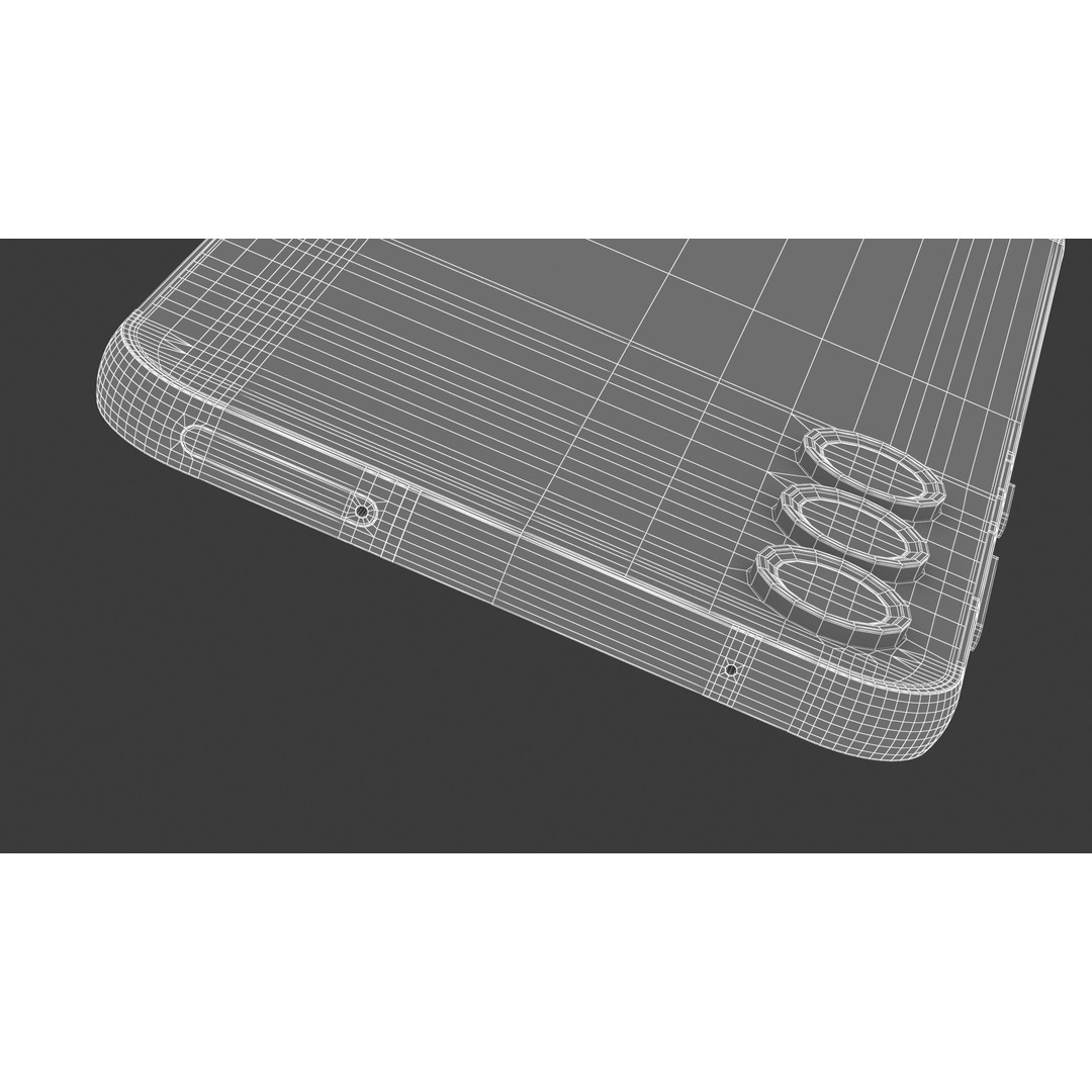 Samsung Galaxy S23 FE Graphite 3D Model – PBR Textured, FBX, OBJ - View 18