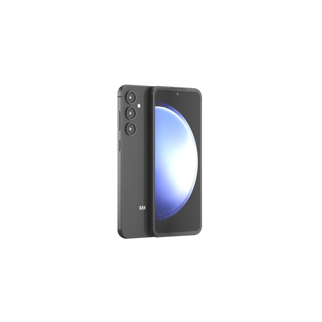 Samsung Galaxy S23 FE Graphite 3D Model – PBR Textured, FBX, OBJ - View 3