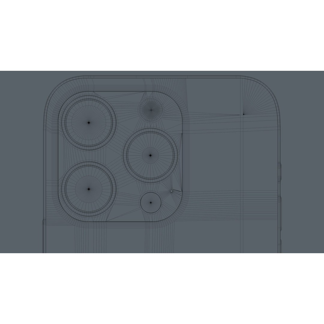 iPhone 15 Pro 3D Model – Realistic High Poly Asset, FBX, OBJ - View 13