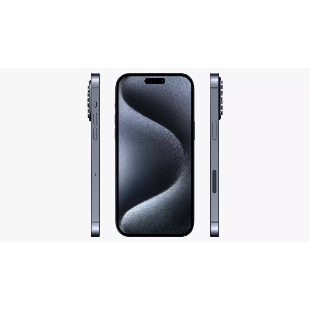 iPhone 15 Pro 3D Model – Realistic High Poly Asset, FBX, OBJ - View 2