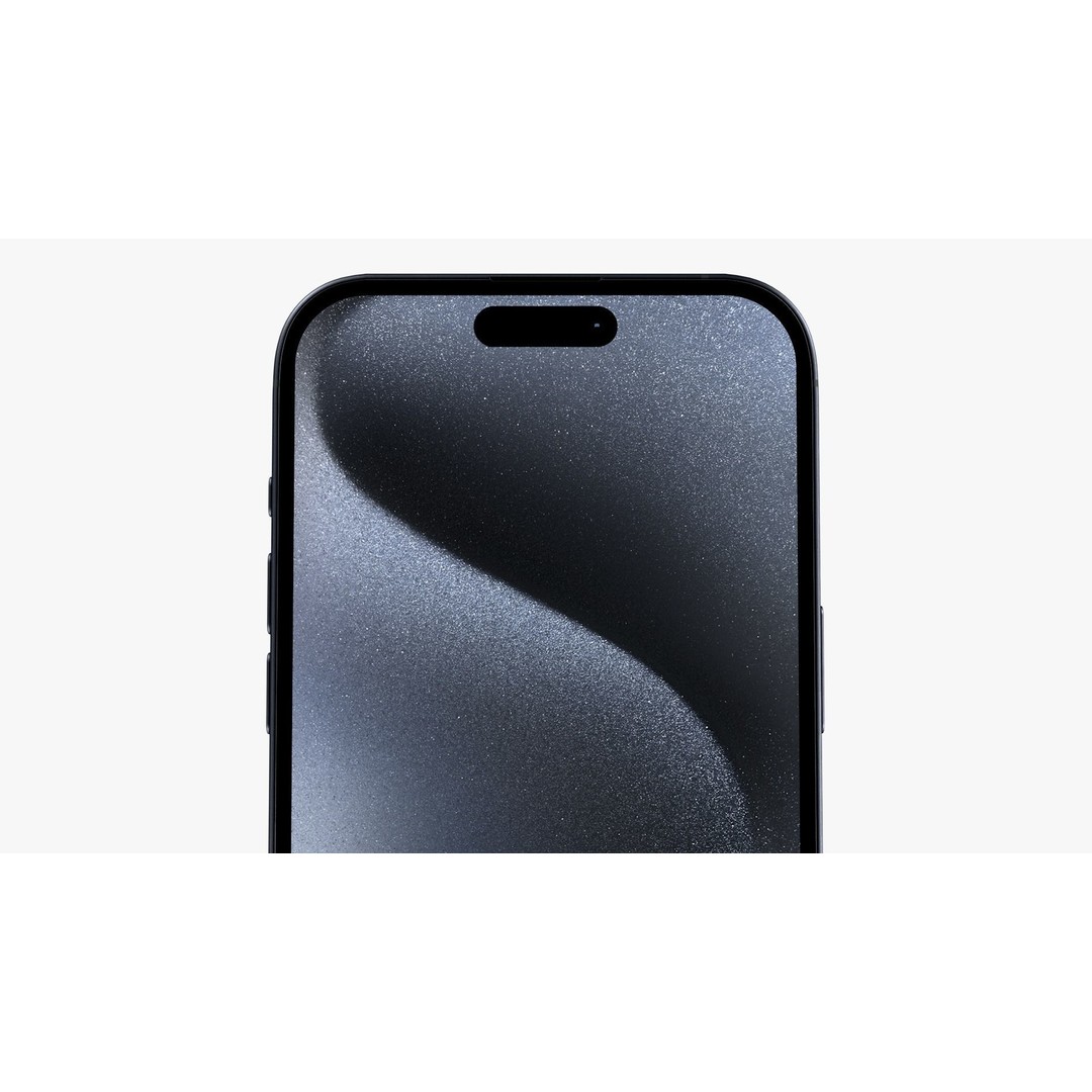 iPhone 15 Pro 3D Model – Realistic High Poly Asset, FBX, OBJ - View 5