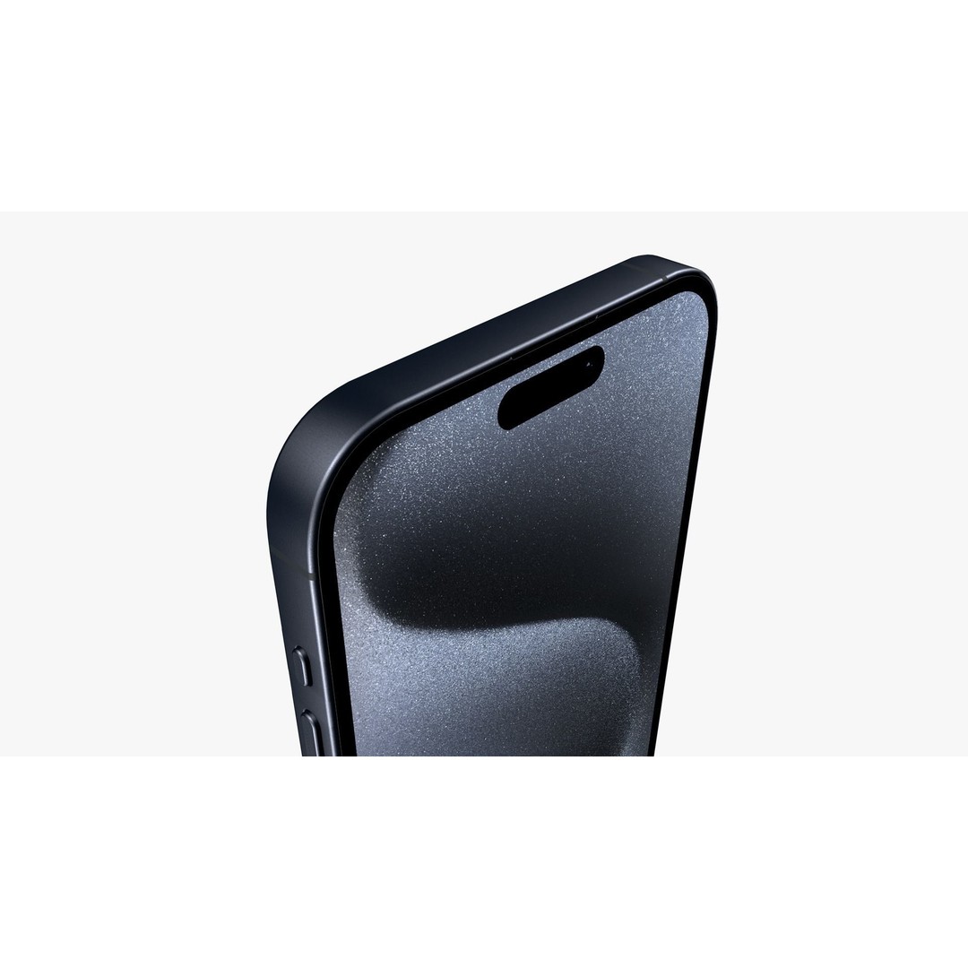 iPhone 15 Pro 3D Model – Realistic High Poly Asset, FBX, OBJ - View 6
