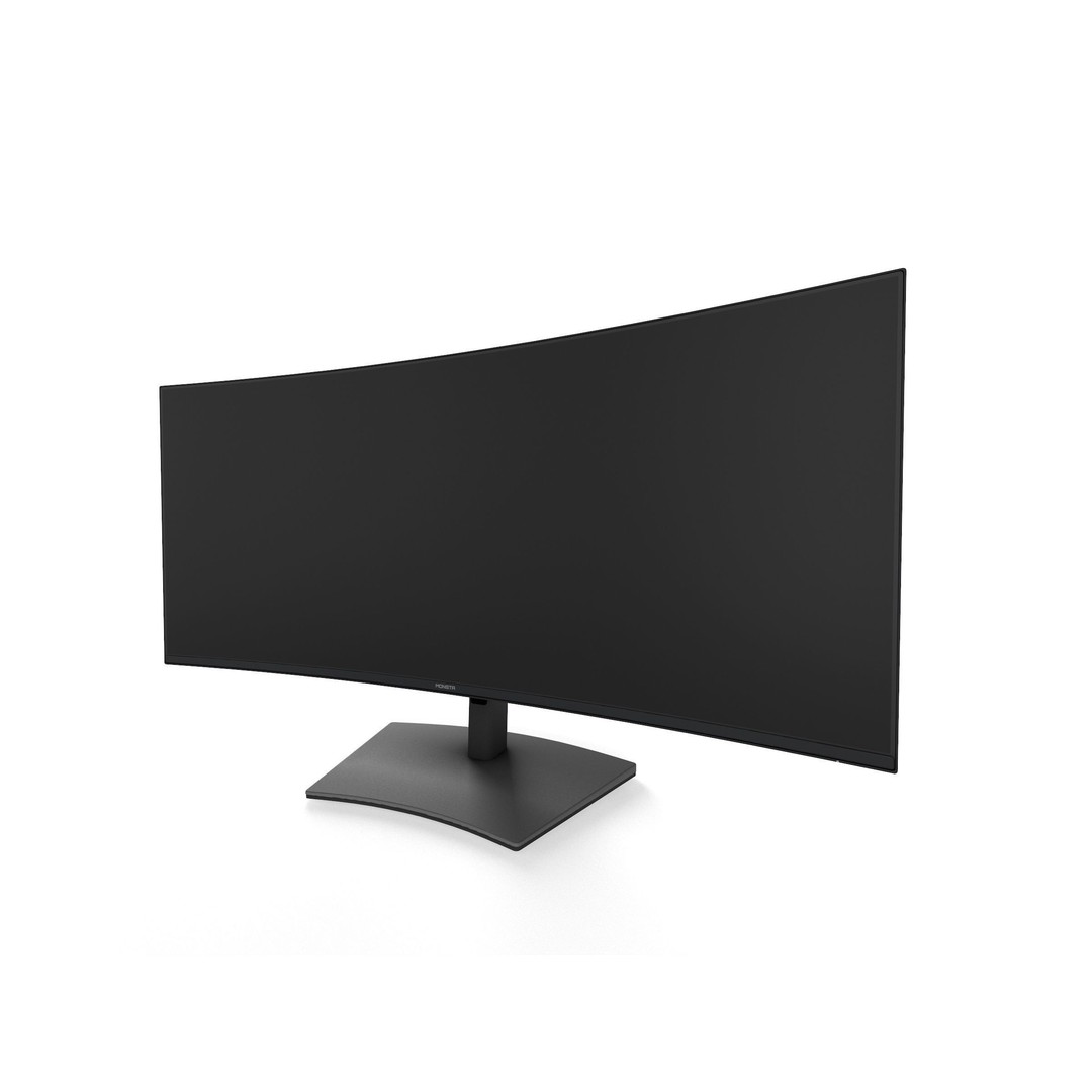DELL U4021QW Curved Monitor 3D Model – Low Poly Game Asset, PBR Textures - View 10