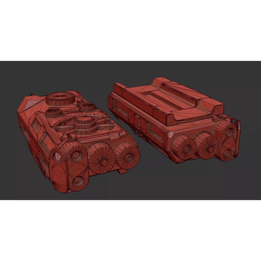 Laser Aiming Device 3D Model – Low Poly PBR Game Asset, FBX