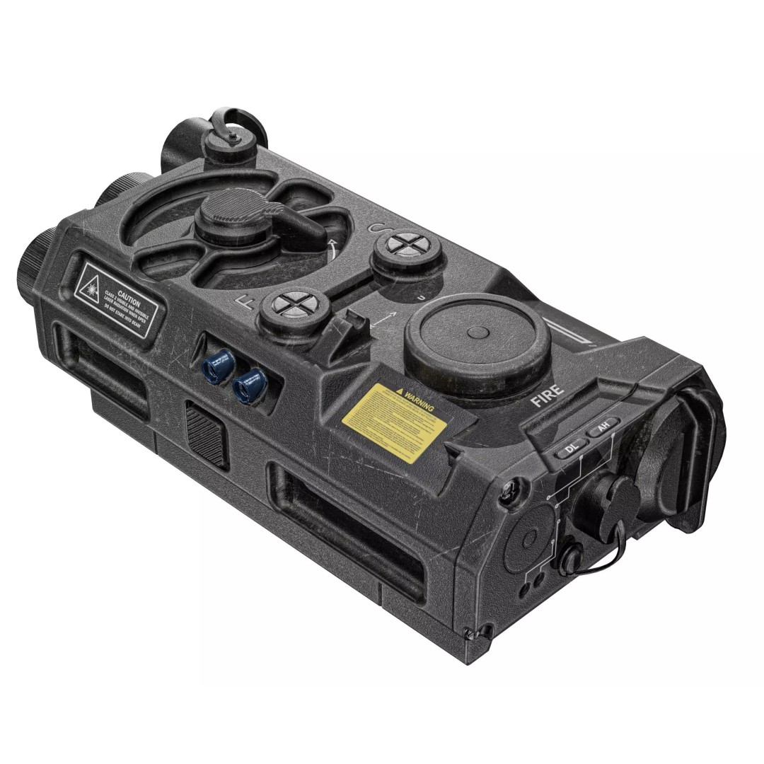 Laser Aiming Device 3D Model – Low Poly PBR Game Asset, FBX - View 15