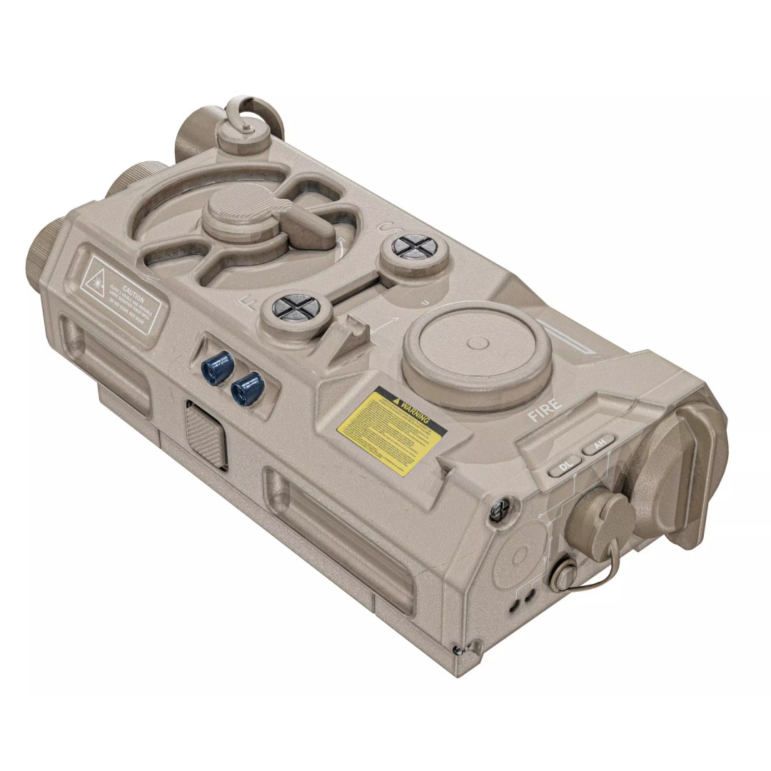 Laser Aiming Device 3D Model – Low Poly PBR Game Asset, FBX - View 16