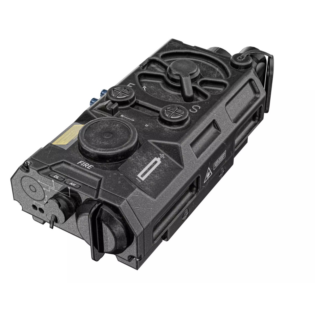 Laser Aiming Device 3D Model – Low Poly PBR Game Asset, FBX - View 18