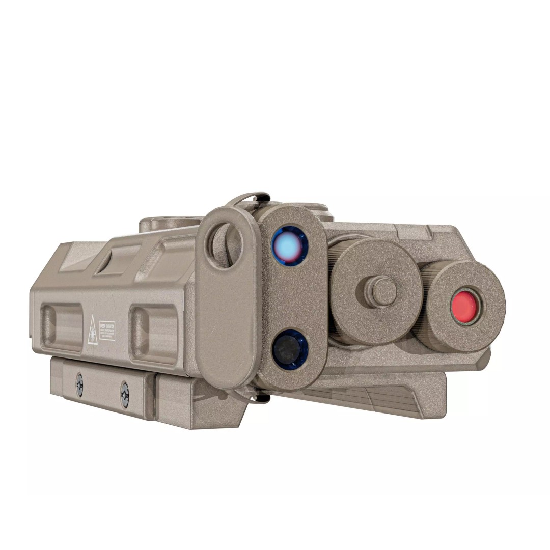Laser Aiming Device 3D Model – Low Poly PBR Game Asset, FBX - View 22