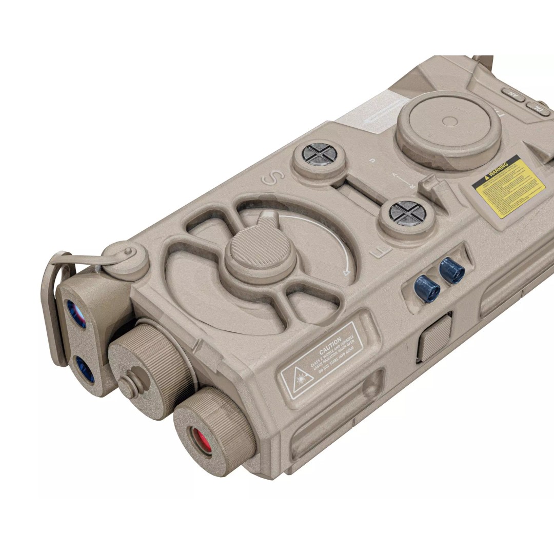 Laser Aiming Device 3D Model – Low Poly PBR Game Asset, FBX - View 25