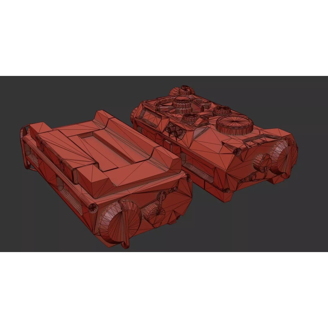Laser Aiming Device 3D Model – Low Poly PBR Game Asset, FBX - View 43