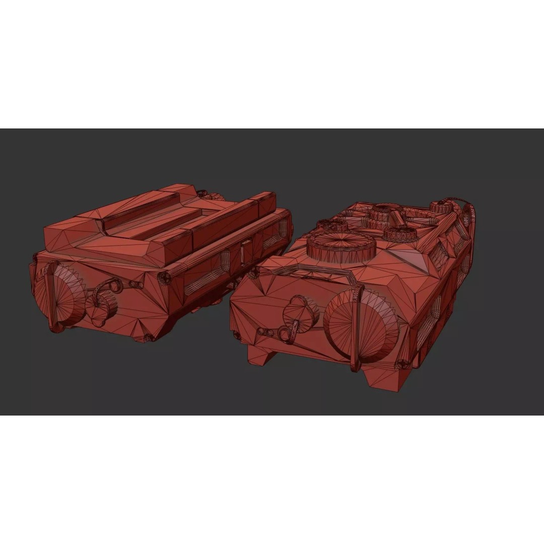 Laser Aiming Device 3D Model – Low Poly PBR Game Asset, FBX - View 46