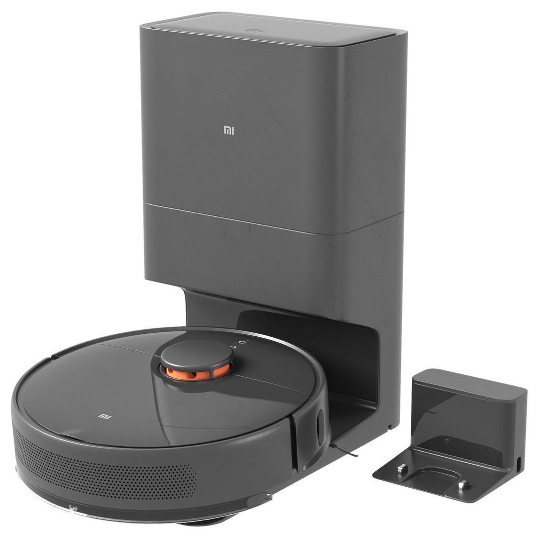 Mi Robot Vacuum-Mop 2 Ultra 3D Model – High Poly PBR Asset, FBX, OBJ - View 6