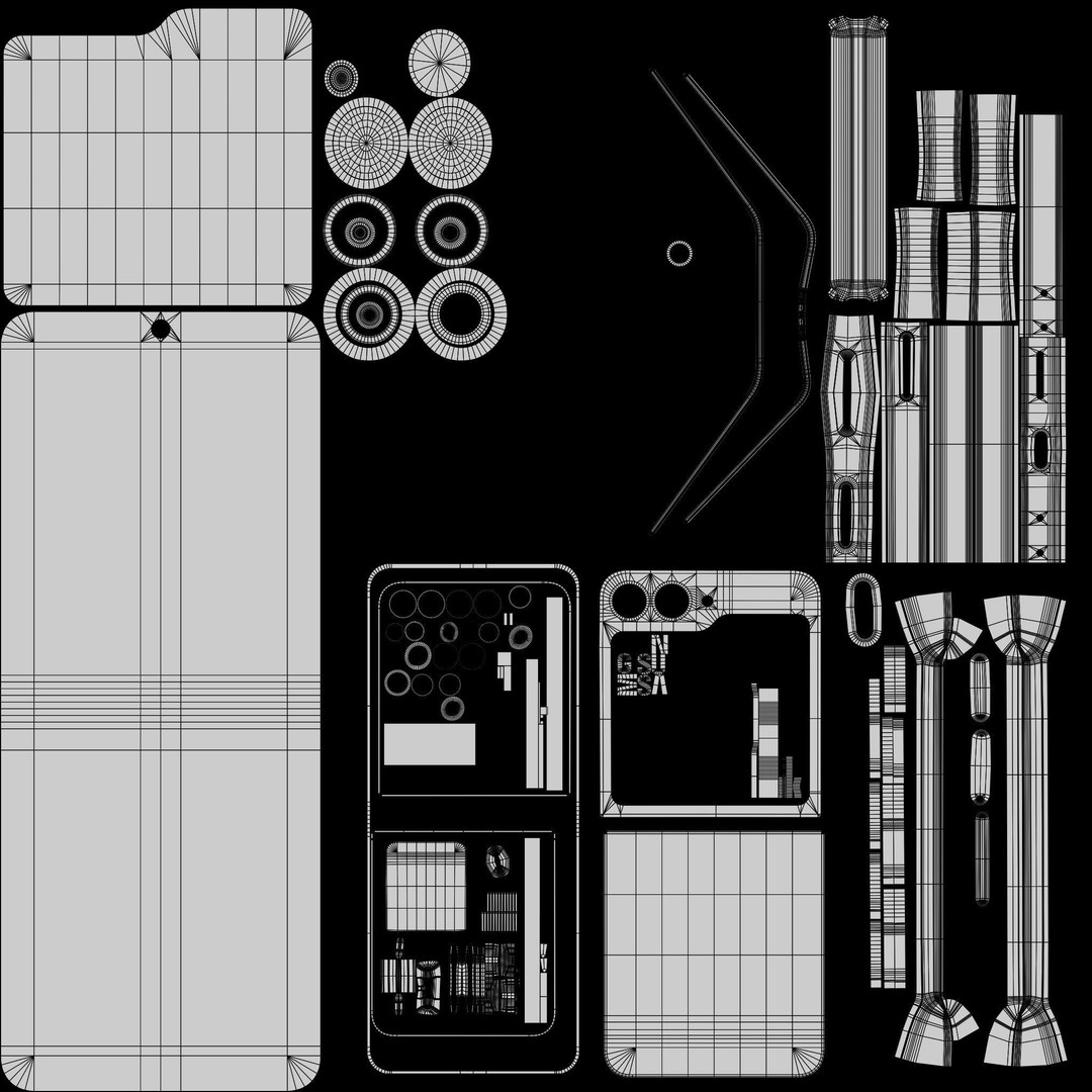 Samsung Galaxy Z Flip 6 3D Model – Rigged PBR Asset, FBX & OBJ