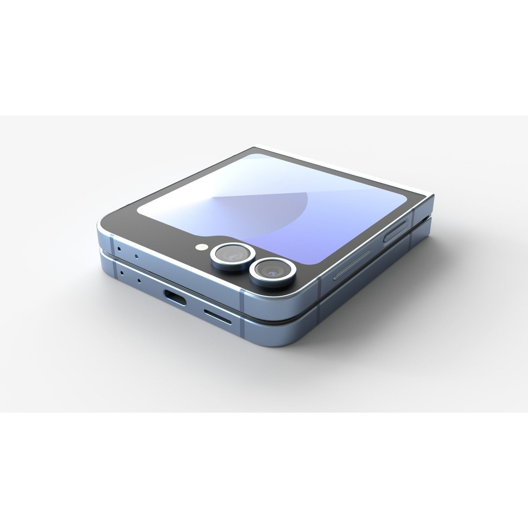 Samsung Galaxy Z Flip 6 3D Model – Rigged PBR Asset, FBX & OBJ - View 5