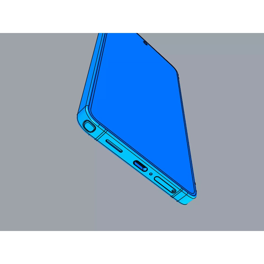 SAMSUNG Galaxy S26 Ultra 3D Model – Real-World Scale, FBX, OBJ