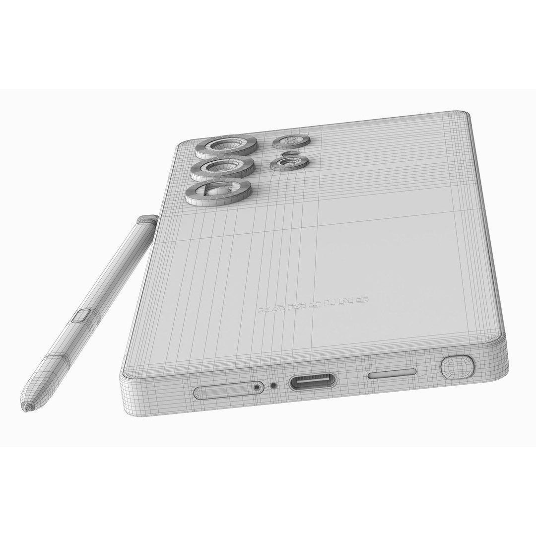 Samsung Galaxy S25 Ultra 3D Model – Realistic Game-Ready Asset, OBJ, FBX, Blender