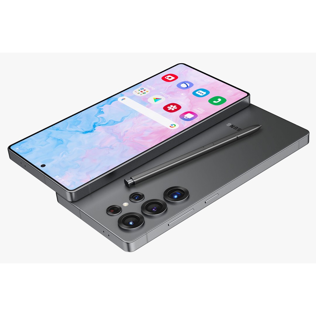 Samsung Galaxy S25 Ultra 3D Model – Realistic Game-Ready Asset, OBJ, FBX, Blender - View 13