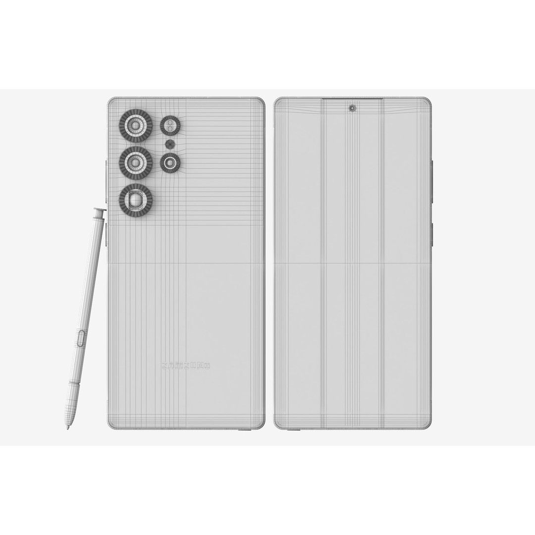 Samsung Galaxy S25 Ultra 3D Model – Realistic Game-Ready Asset, OBJ, FBX, Blender - View 15