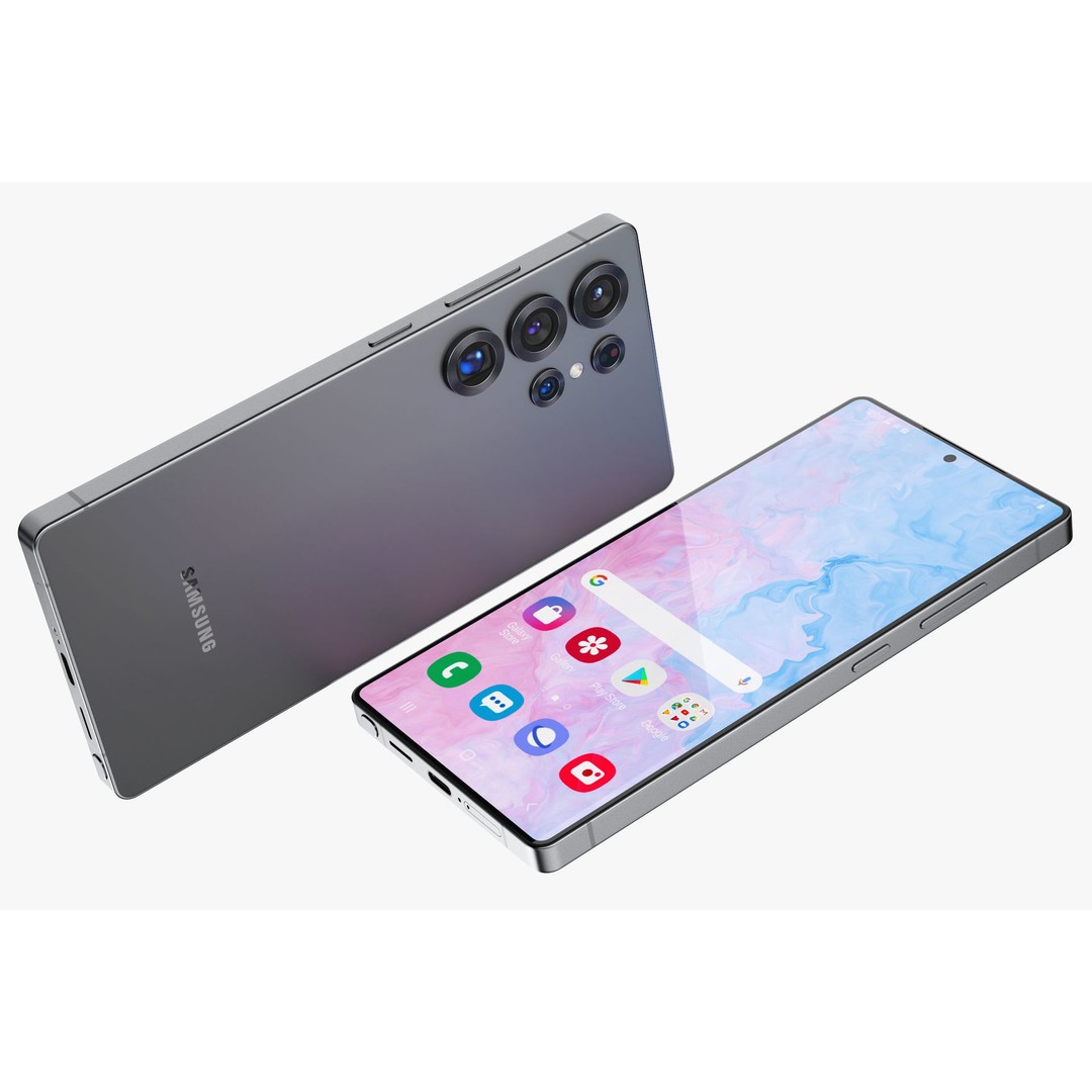 Samsung Galaxy S25 Ultra 3D Model – Realistic Game-Ready Asset, OBJ, FBX, Blender - View 6