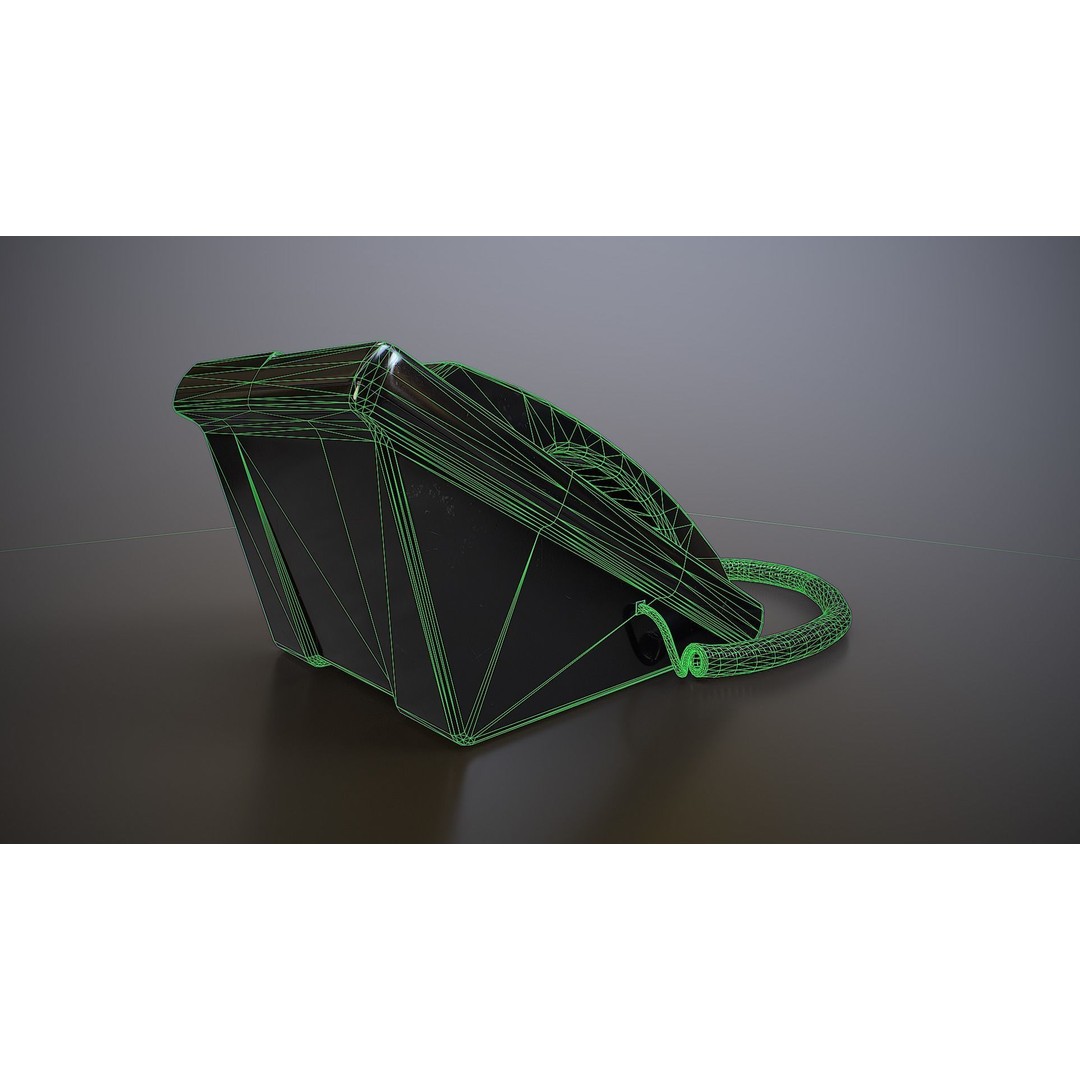 Office Telephone 3D Model – Low Poly Game-Ready Asset, PBR Textures - View 13