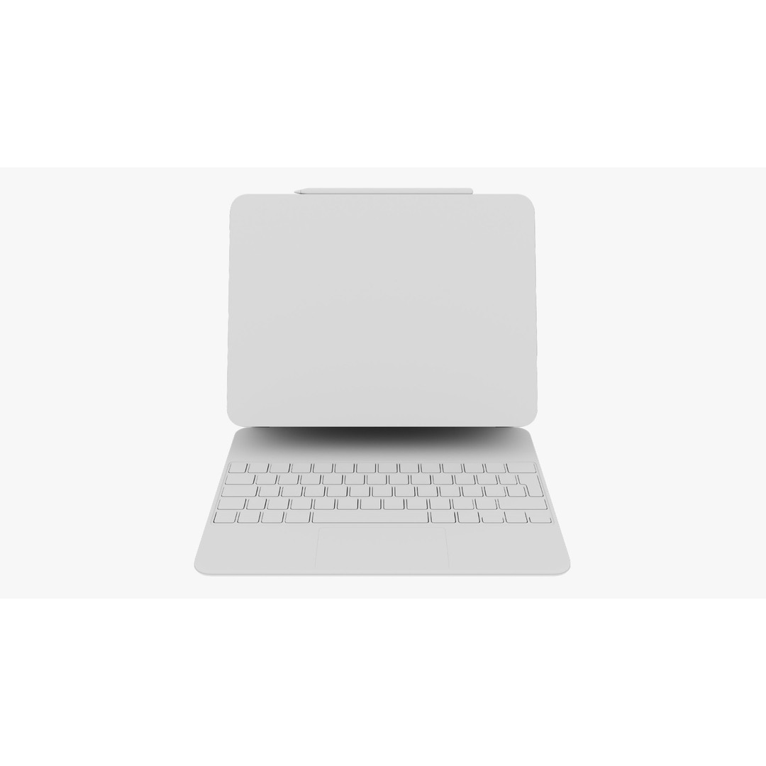Apple iPad Air 13 in 3D Model – Detailed PBR Asset with Magic Keyboard - View 24