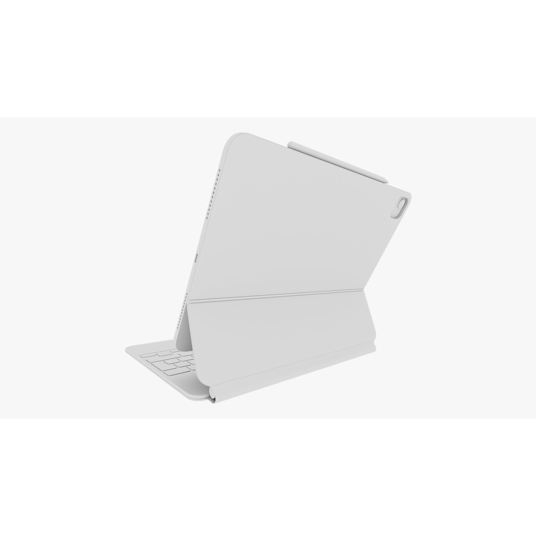 Apple iPad Air 13 in 3D Model – Detailed PBR Asset with Magic Keyboard - View 25