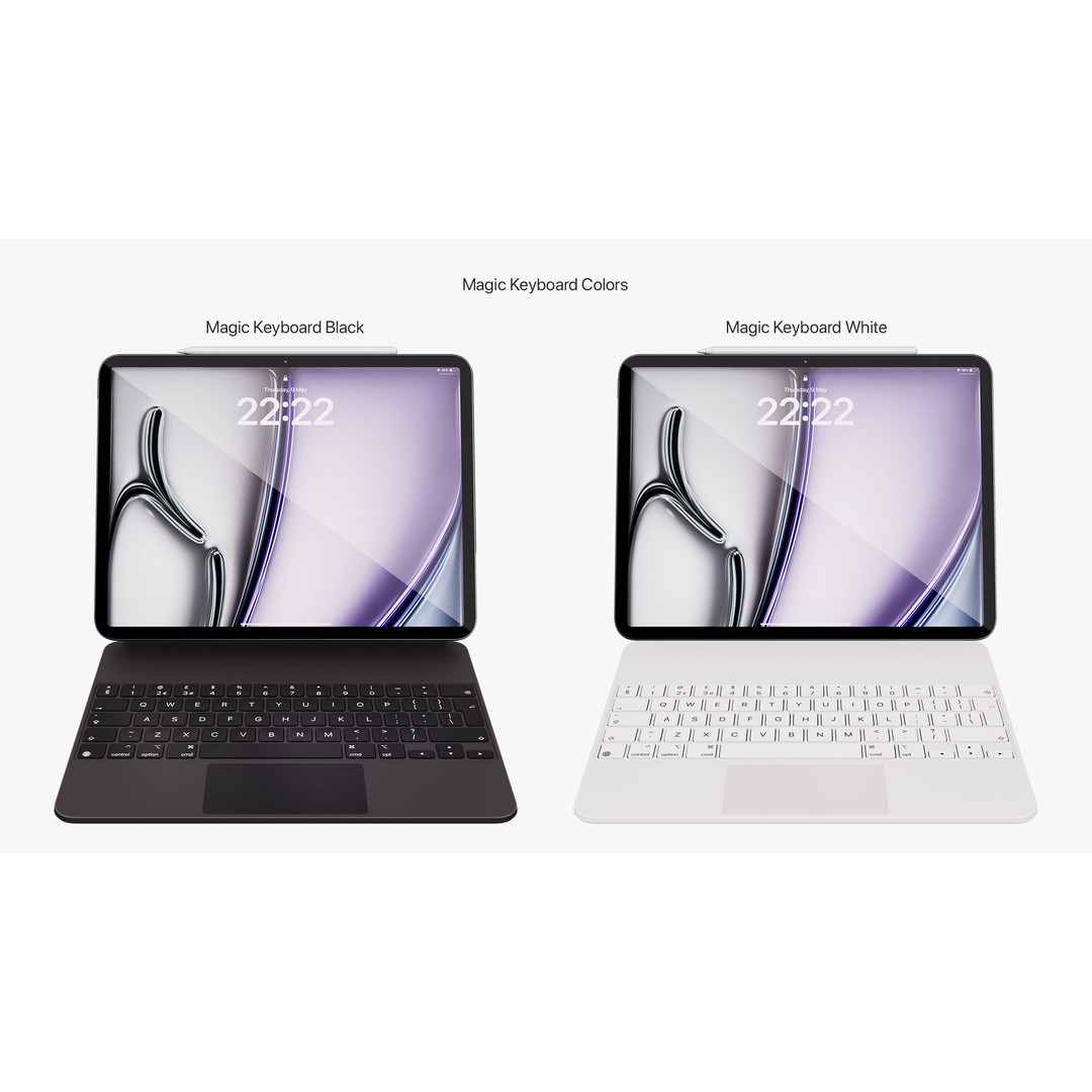 Apple iPad Air 13 in 3D Model – Detailed PBR Asset with Magic Keyboard - View 6