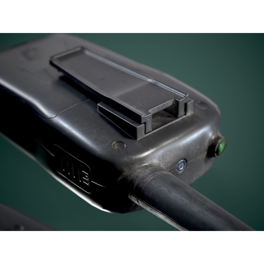 Radio Walkie-Talkie 3D Model – Low-Poly Game Asset, FBX - View 16
