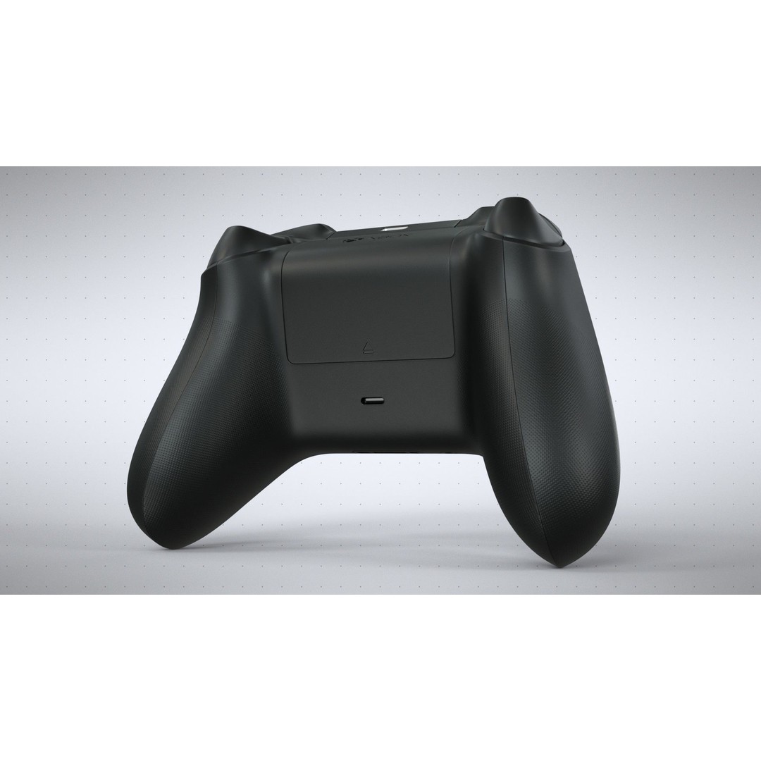 Xbox Series X Carbon Black Controller 3D Model – High Poly Game Asset, FBX - View 4