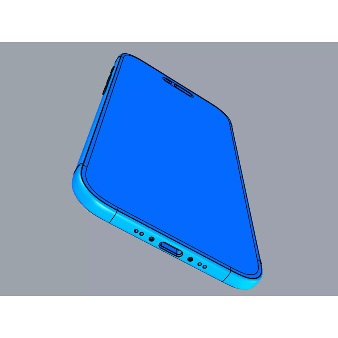 Apple iPhone 17 and Air 2025 3D Model – PBR Game-Ready Assets, FBX/OBJ - View 50