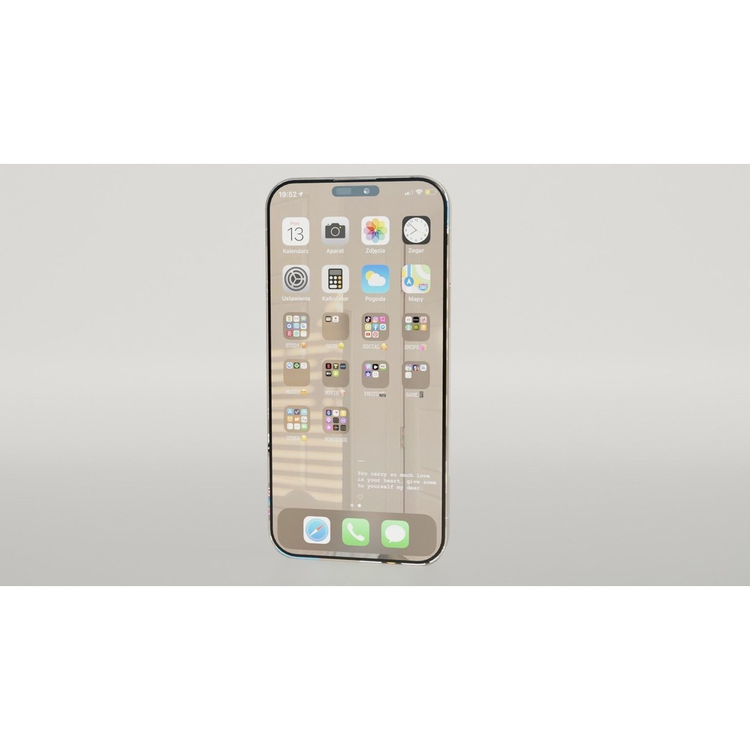 iPhone 14 Pro Max 3D Model – Low Poly Game Asset, Blender, FBX, OBJ - View 10