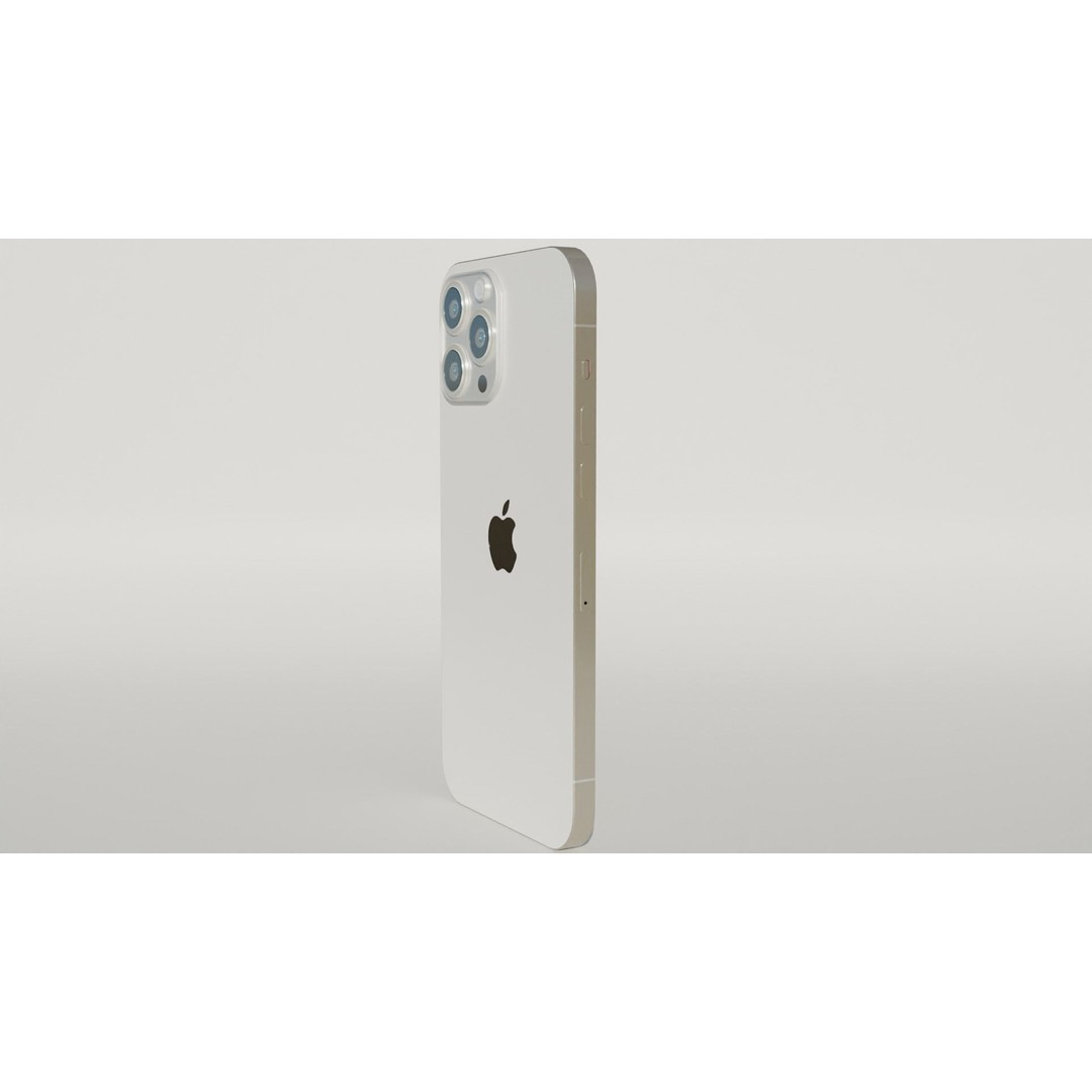 iPhone 14 Pro Max 3D Model – Low Poly Game Asset, Blender, FBX, OBJ - View 7