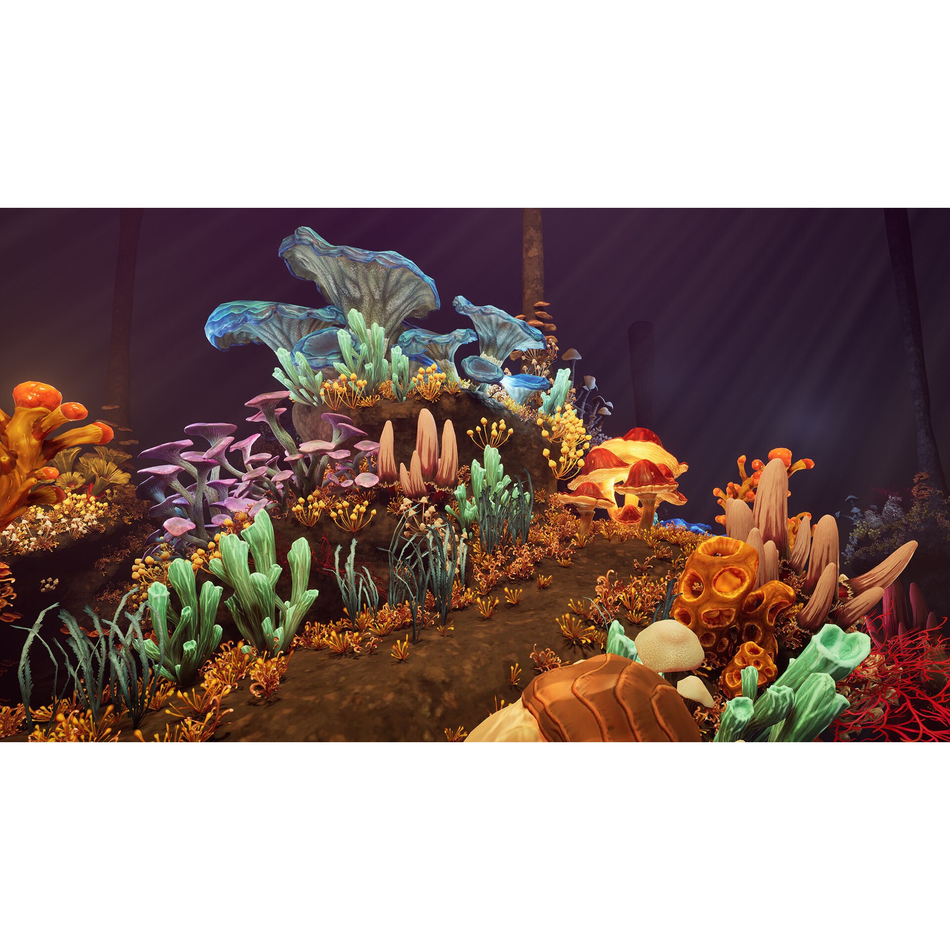 Fantasy Cave Plants - Low-Poly Game-Ready 3D Model - View 5