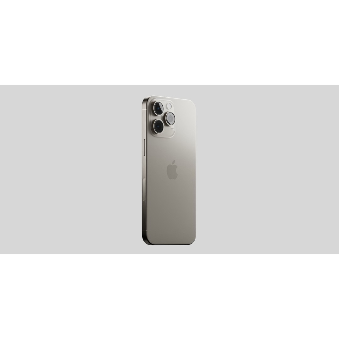 Apple iPhone 15 Pro Max 3D Model – PBR Textured, FBX, Blender - View 10