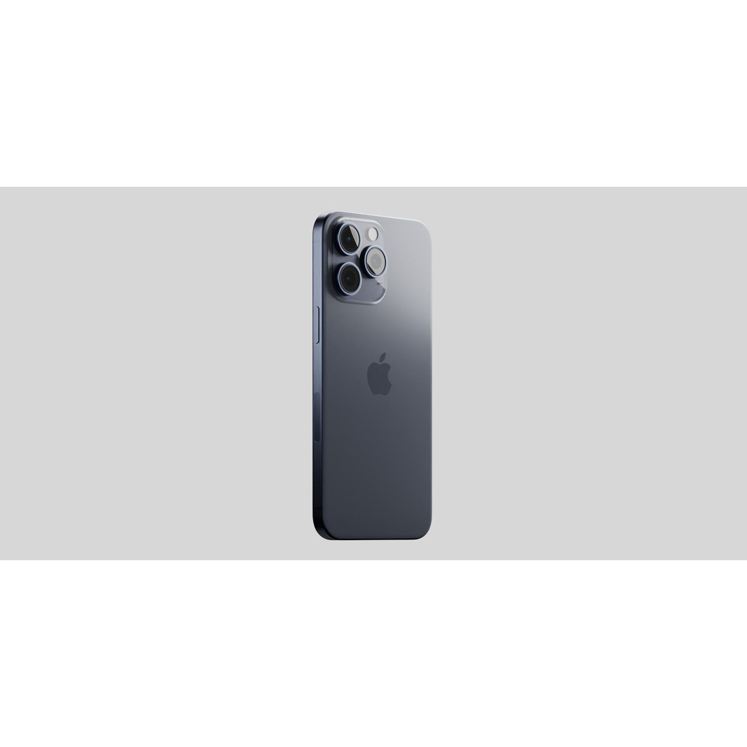 Apple iPhone 15 Pro Max 3D Model – PBR Textured, FBX, Blender - View 13