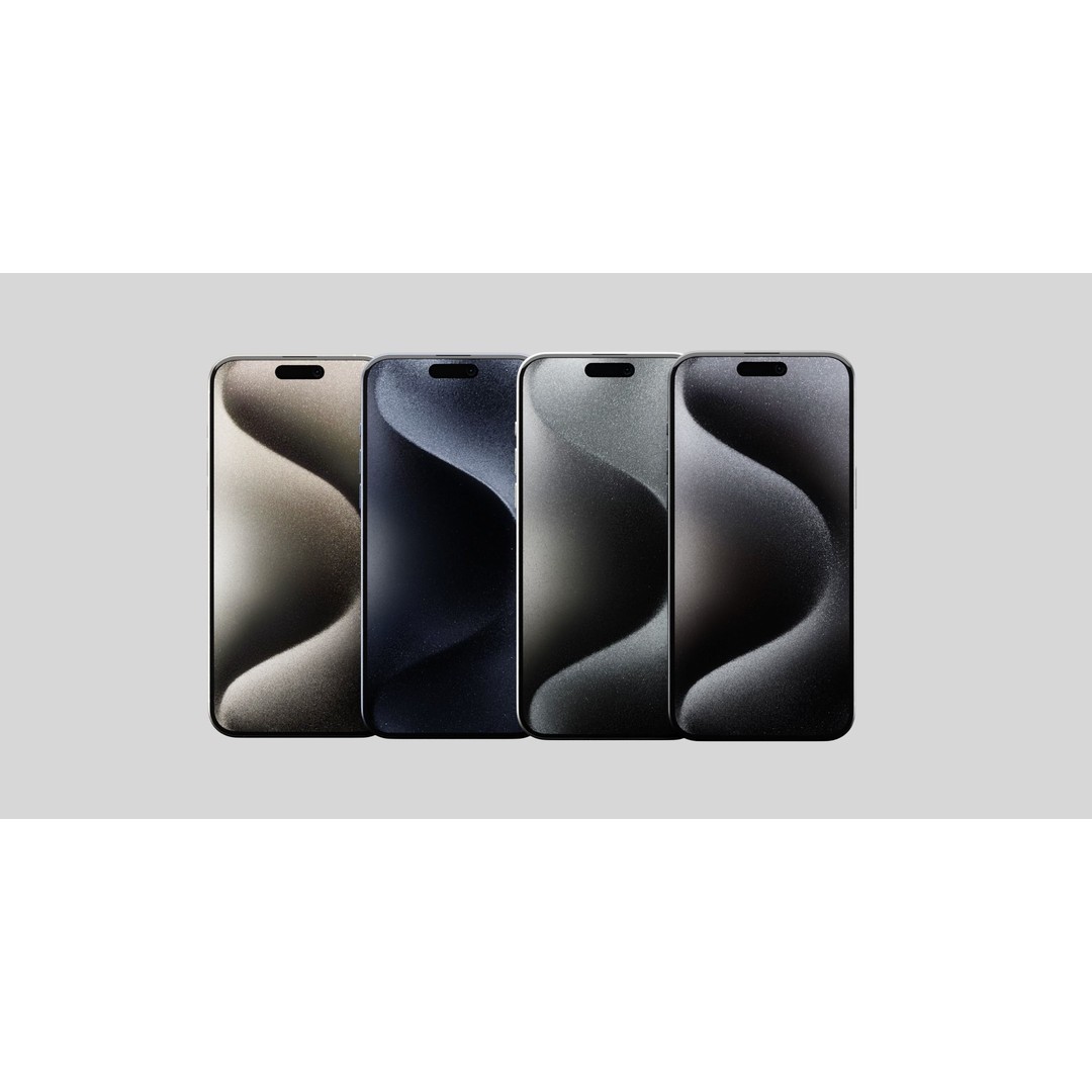Apple iPhone 15 Pro Max 3D Model – PBR Textured, FBX, Blender - View 15