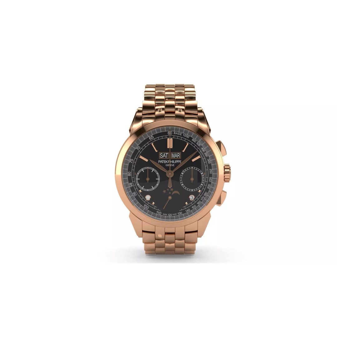 Patek Philippe 52701R Grand Complications Watch 3D Model – Luxury Swiss Timepiece, FBX, OBJ - View 2