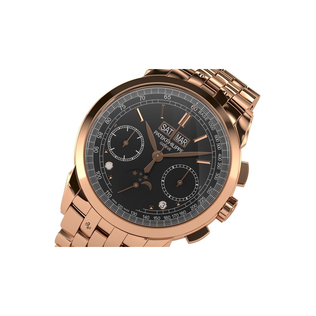 Patek Philippe 52701R Grand Complications Watch 3D Model – Luxury Swiss Timepiece, FBX, OBJ - View 5