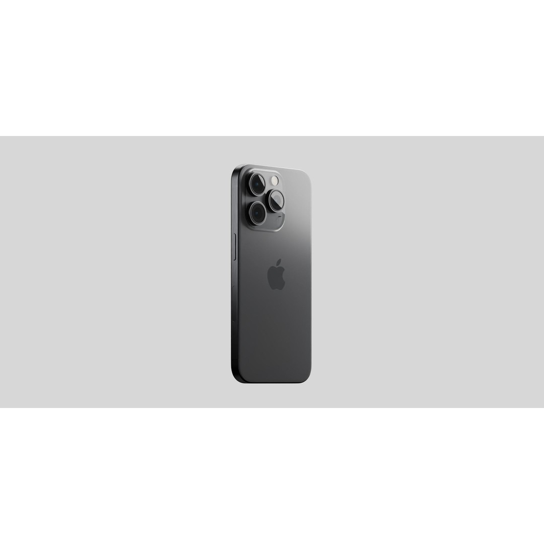 Apple iPhone 15 Pro 3D Model – Official Colors, PBR Textures, FBX - View 4