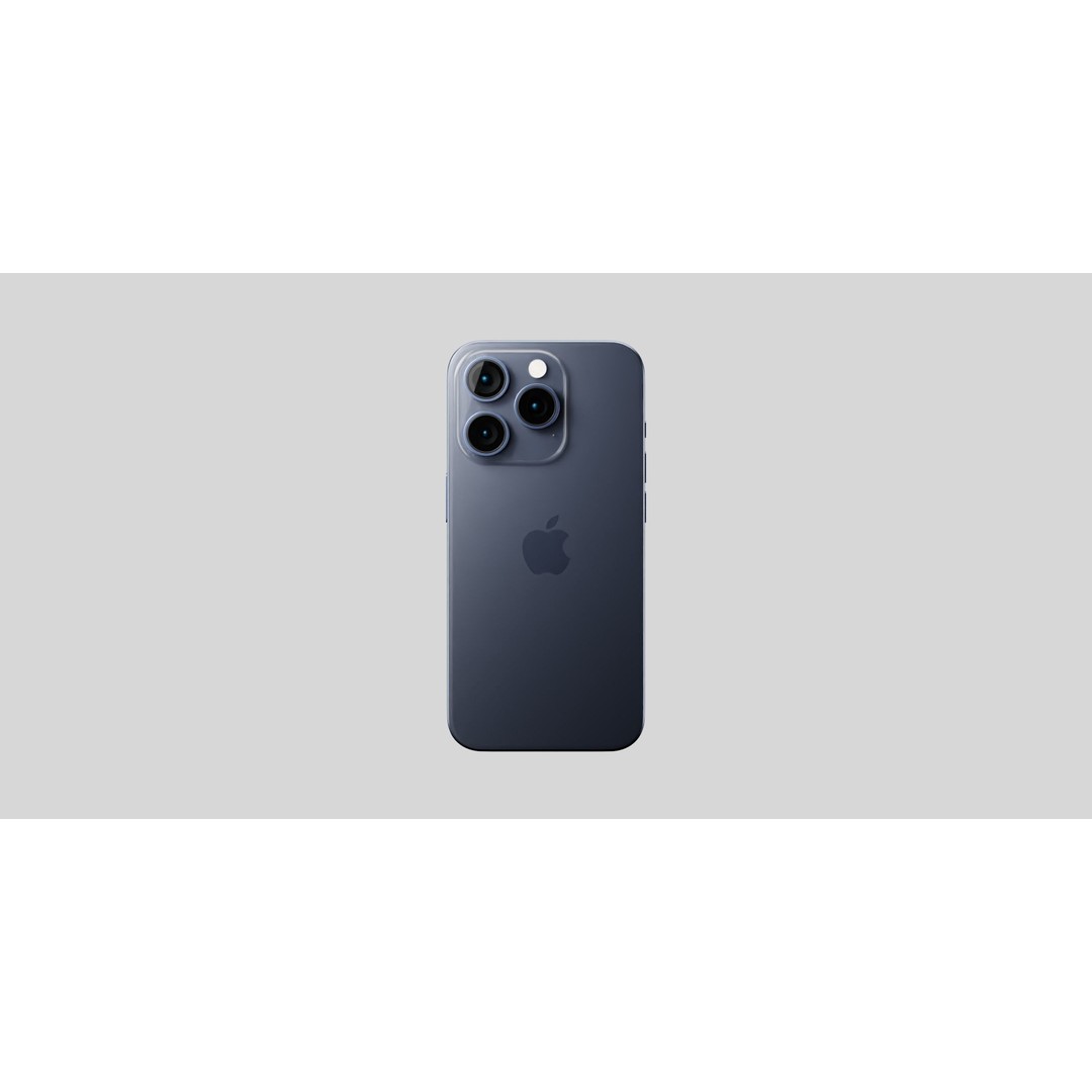 Apple iPhone 15 Pro 3D Model – Official Colors, PBR Textures, FBX - View 6