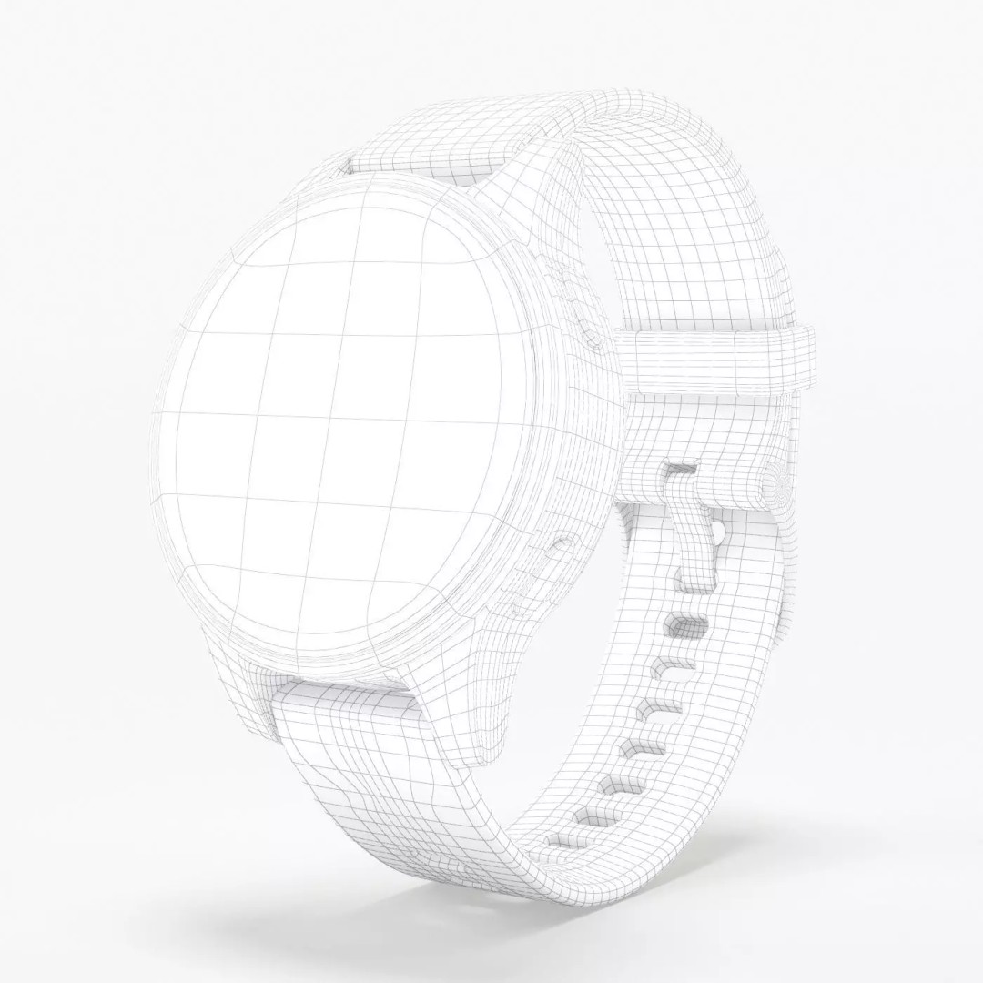 Garmin Vivoactive 4S Smartwatch 3D Model – Photorealistic PBR Asset, FBX, OBJ